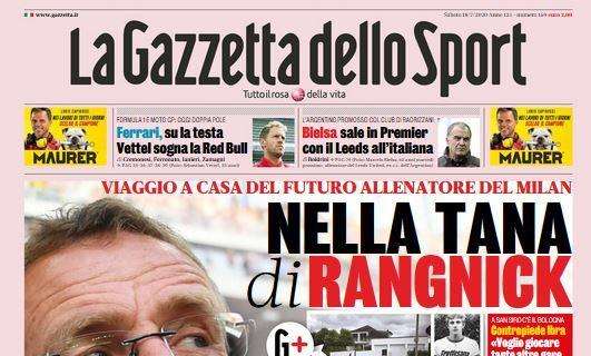 Milan, La Gazzetta dello Sport: “Nella tana di Rangnick”