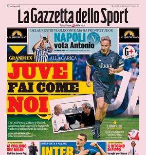 La Gazzetta in apertura: "Ci vogliono due Milan"