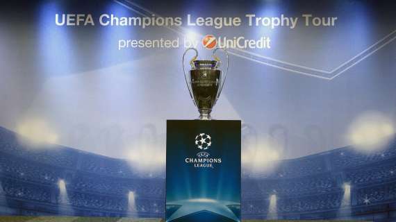 Champions League: venerdì il sorteggio a Nyon