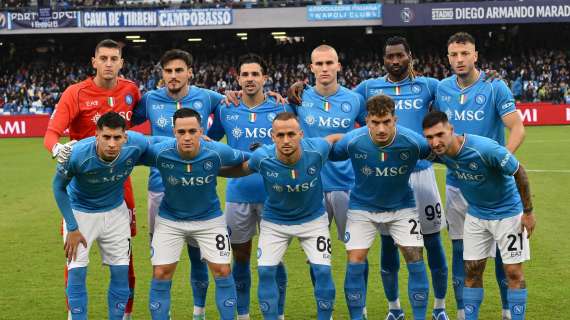 Gli ultras del Napoli spronano i calciatori azzurri con uno striscione molto chiaro