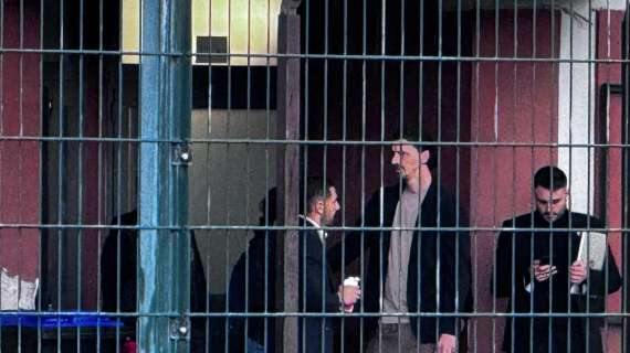 FOTO MN - Verso la Finale: Ibrahimovic e Moncada assistono alla rifinitura della squadra