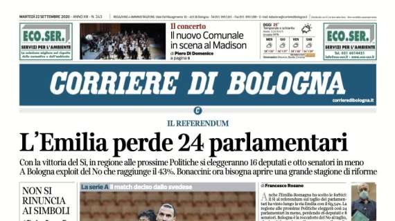 Corriere di Bologna: "Troppo Ibra per il Bologna a San Siro"