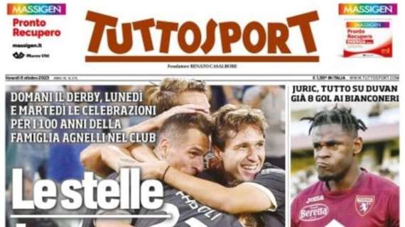 Tuttosport in prima pagina: "Milan-PSG, uno spareggio che fa tremare"