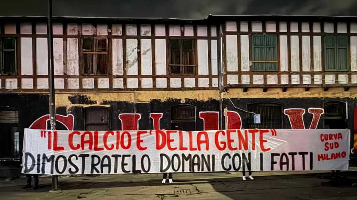 Tetto prezzi settore ospiti, Curva Sud Milano: "Domani vedremo concretamente quali società sono dalla parte dei tifosi"