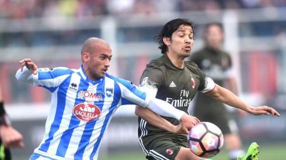 Pescara-Milan 1-1: il tabellino del match