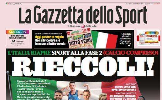 L'apertura della Gazzetta: "Rieccoli!"