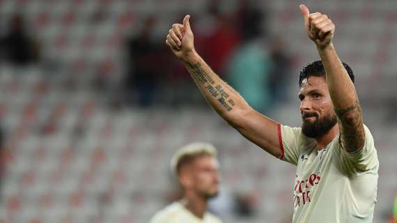 AC MILAN COMUNICATO UFFICIALE: Olivier Giroud negativo al tampone
