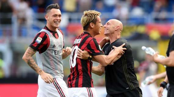 Cagliari-Milan, le formazioni ufficiali: Honda capitano, gioca Bacca 