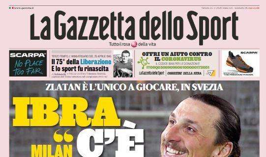 Milan, La Gazzetta dello Sport: "Ibra c’è"