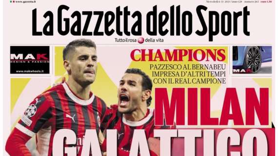 Il Milan è galattico: le prime pagine dei principali quotidiani sportivi italiani