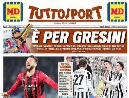 Tuttosport in prima pagina: "Giroud scudetto!"