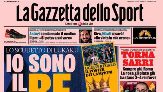 Juve-Milan, La Gazzetta dello Sport: "Brivido CR7-Gigio"