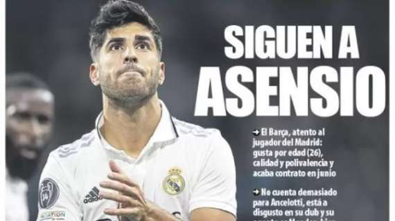 Mundo Deportivo - Il Barcellona mette gli occhi su Asensio: è in scadenza con il Real 