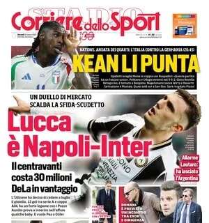 Il CorSport in prima pagina: "Milan, Paratici è vicino"