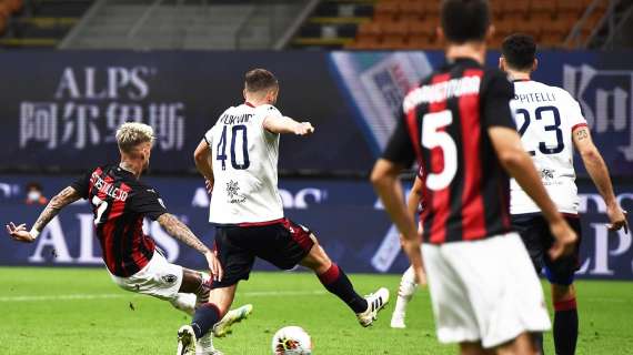 Il QS titola: "Il Milan chiude in bellezza: 3-0 al Cagliari"