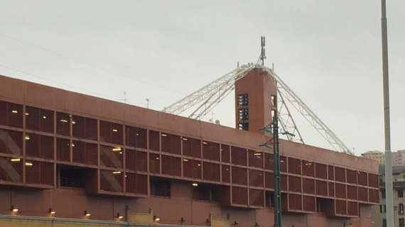 Genoa-Milan, il "Ferraris" non è dotato di teloni antipioggia: il terreno di gioco non potrà essere protetto dalle precipitazioni