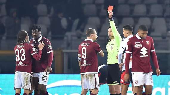 Coppa Italia: un turno squalifica al granata Meite