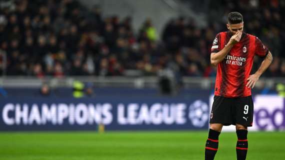 Giroud tradisce dagli undici metri: dal dischetto in Champions non segna più