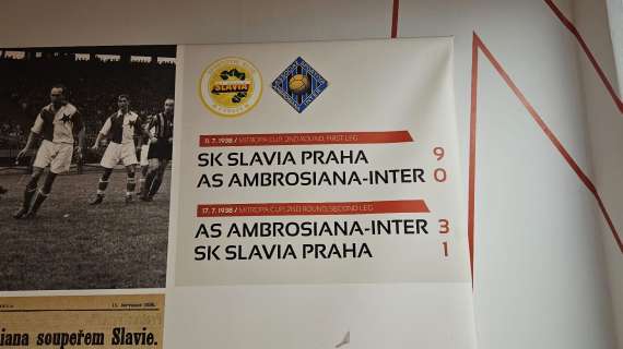 FOTO – Quando lo Slavia Praga batteva l’Inter 9-0 in Europa
