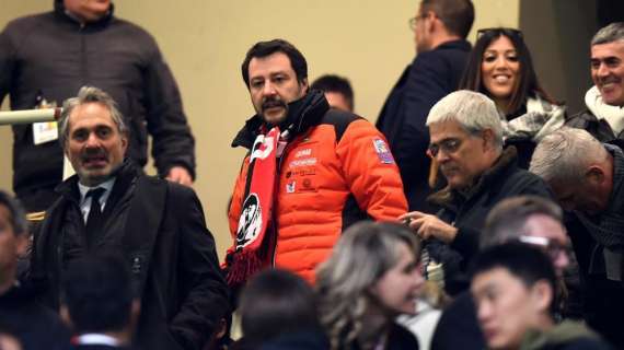 MN - Salvini: "Ho già i miei problemi con l'Europa, la sentenza UEFA è assolutamente eccessiva"