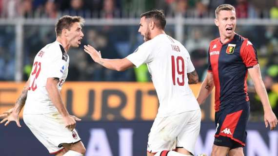 Genoa-Milan 1-2, il tabellino del match