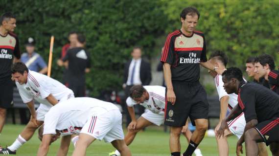 MILANELLO REPORT - La rifinitura dei rossoneri