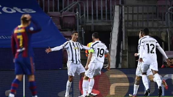 Barcellona-Juventus 0-3, bianconeri primi del girone G. Dinamo Kiev in Europa League