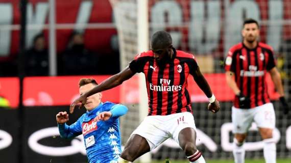 Tim Cup - Milan-Napoli 2-0: il tabellino della gara