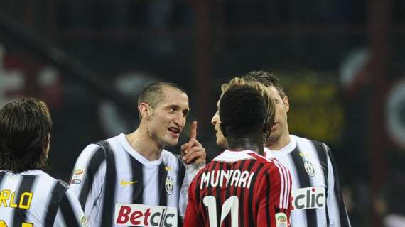 Chiellini ironico: "Dopo il pari con il Lecce, il Milan ha sperato... inutilmente!"