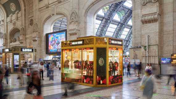 Milan, apre il nuovo pop-up store nella stazione di Milano Centrale