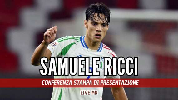 LIVE MN - Ricci: "È il momento migliore della mia carriera. Sono qua per ripagare la fiducia che mi è stata data"