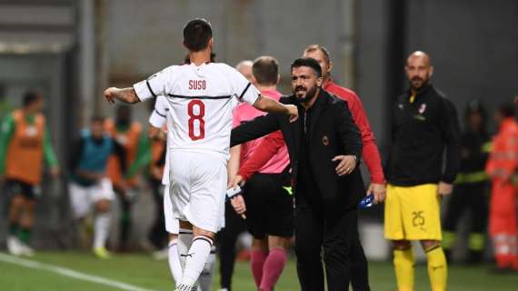 Tuttosport - Gattuso e il Milan non mollano Suso: fiducia assoluta, stessa filosofia usata con Calha