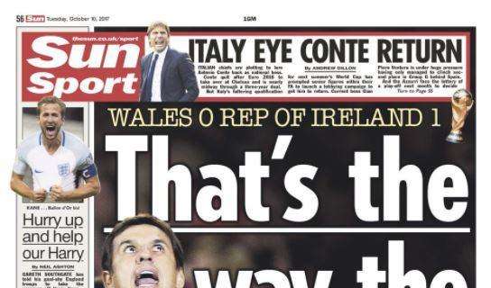L'indiscrezione del The Sun: "L'Italia vuol riportare Conte in panchina"