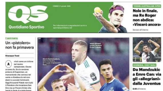 Il QS in apertura: "Inter e Milan: è piazza affari"