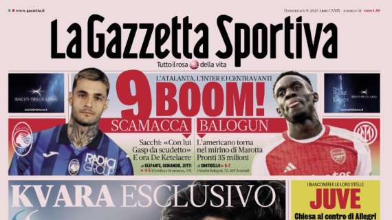 Gazzetta su Milan, Napoli, Inter e Juve: "Cantiere Scudetto"