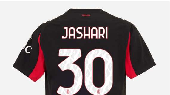 MN - Jashari ha scelto la maglia numero 30. Oggi pomeriggio il primo allenamento a Milanello