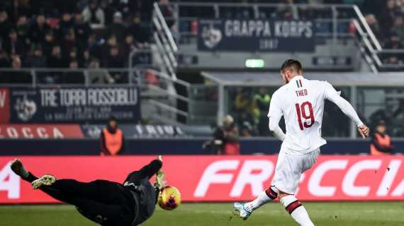 Milan, quarto gol stagionale per Theo Hernandez: due di destro e due di sinistro, tutti in trasferta