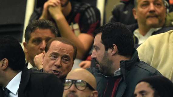 Salvini: “Il problema del Milan non è in panchina, ma è in società. Da tifoso mi auguro che Berlusconi venda”