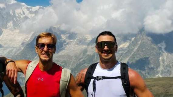 Giornata in montagna per Ambrosini e Ibrahimovic