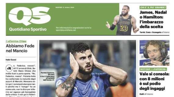 Milan, il QS titola: "Kessié e il tabù del derby in rossonero"