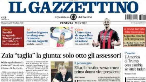 Il Gazzettino: "L’Inter stesa da super Ibra"