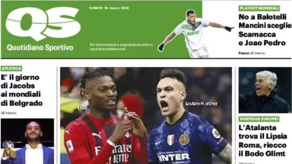 Il QS in prima pagina: "Un sabato da scudetto"