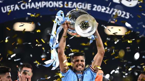 Champions League, Rodri eletto miglior giocatore della stagione