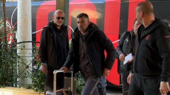 Rivivi l'arrivo del Milan a Roma attraverso le migliori foto!