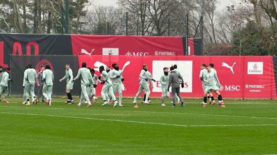 PHOTOGALLERY MN - Milanello, la rifinitura dei rossoneri prima del Feyenoord