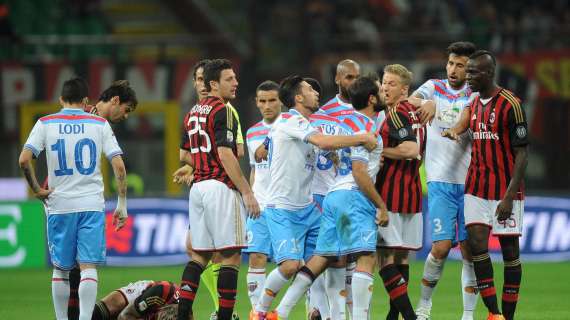Milan-Catania 1-0: il tabellino della gara