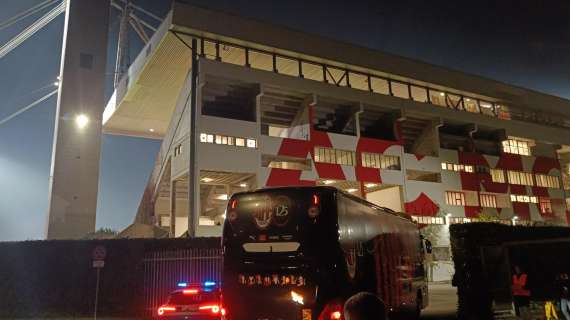 VIDEO MN - L'arrivo del Milan all'U-Power Stadium di Monza