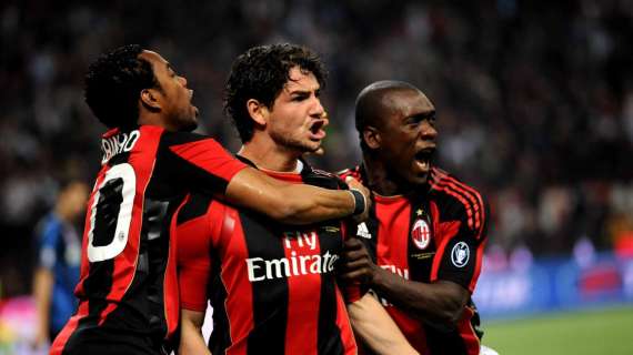 Seedorf a Milano, a cena con Pato e Lady B