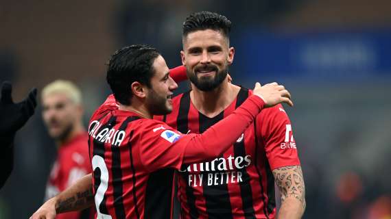 Il capitano del Milan Calabria si complimenta con Giroud per il record di gol con la Francia: "Te lo meriti"