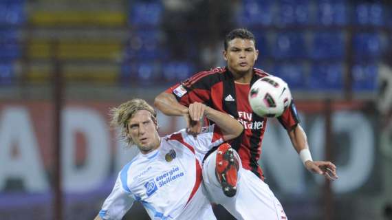 Il Catania a San Siro